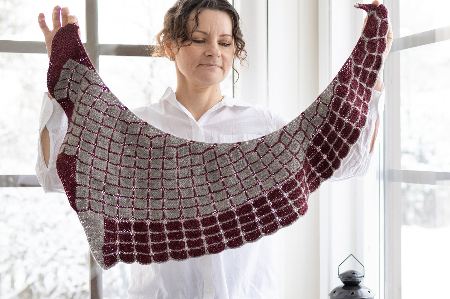 Growth Point Shawl